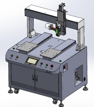 落地式四轴拉钉机